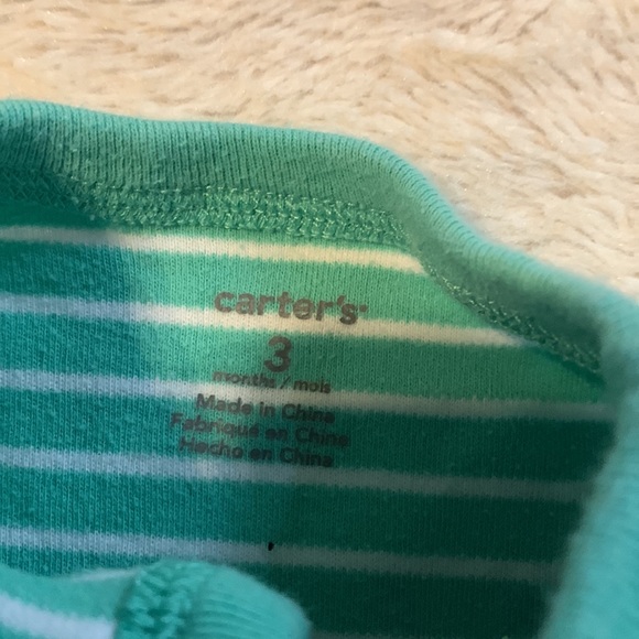 (2 for $10) carters monster footie/ sleeper - Picture 4 of 5